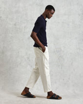 Naples Diamond Stripe Knitted Polo