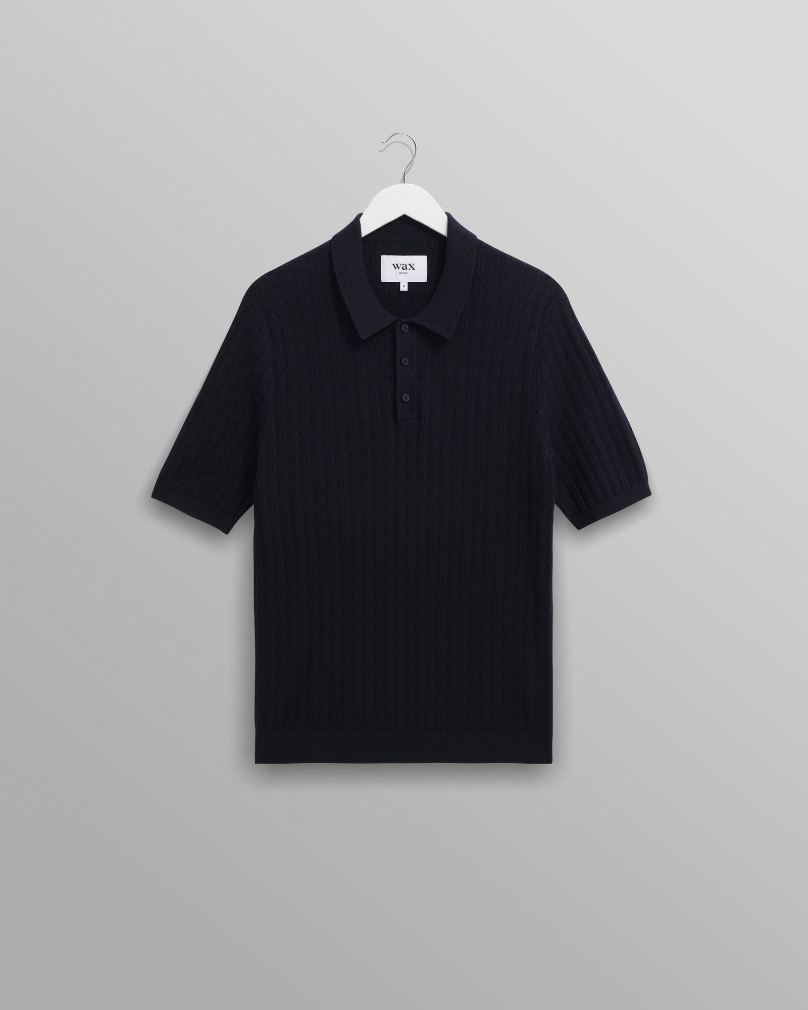 Naples Diamond Stripe Knitted Polo