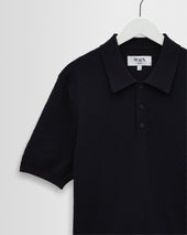 Naples Retro Diamond Knitted Polo