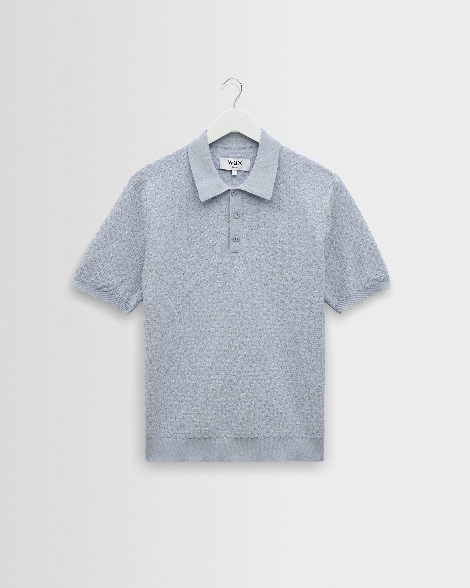 Naples Pale Retro Diamond Knitted Polo