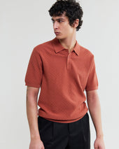 Naples Retro Diamond Knitted Polo