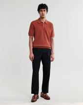 Naples Retro Diamond Knitted Polo