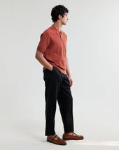 Naples Retro Diamond Knitted Polo