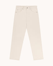 Straight Leg Japanese Selvedge Denim - Ecru Wash