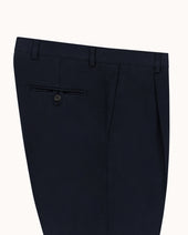 Relaxed Single Pleat Trouser Cotton Drill