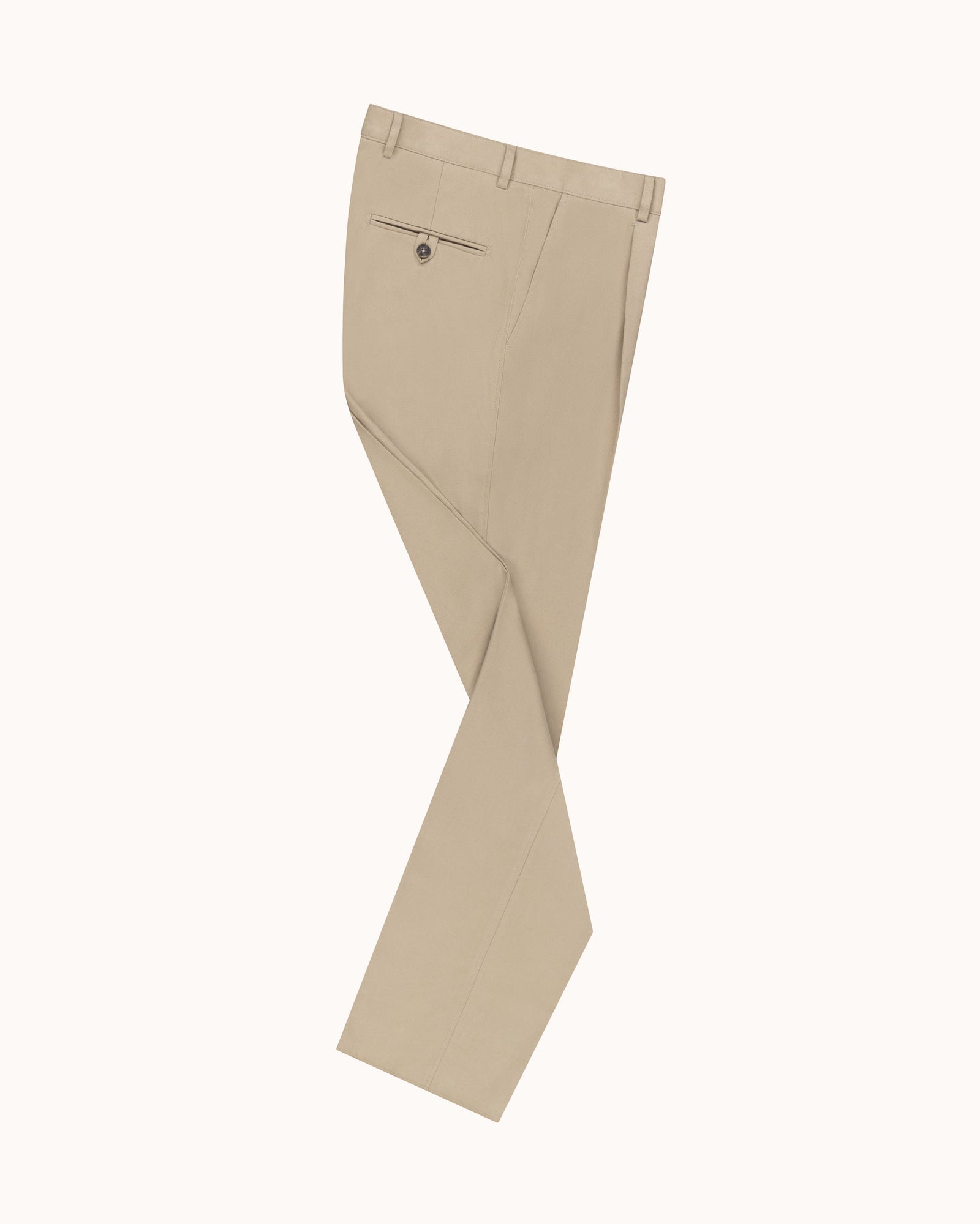 Relaxed Single Pleat Trouser Cotton Canvas