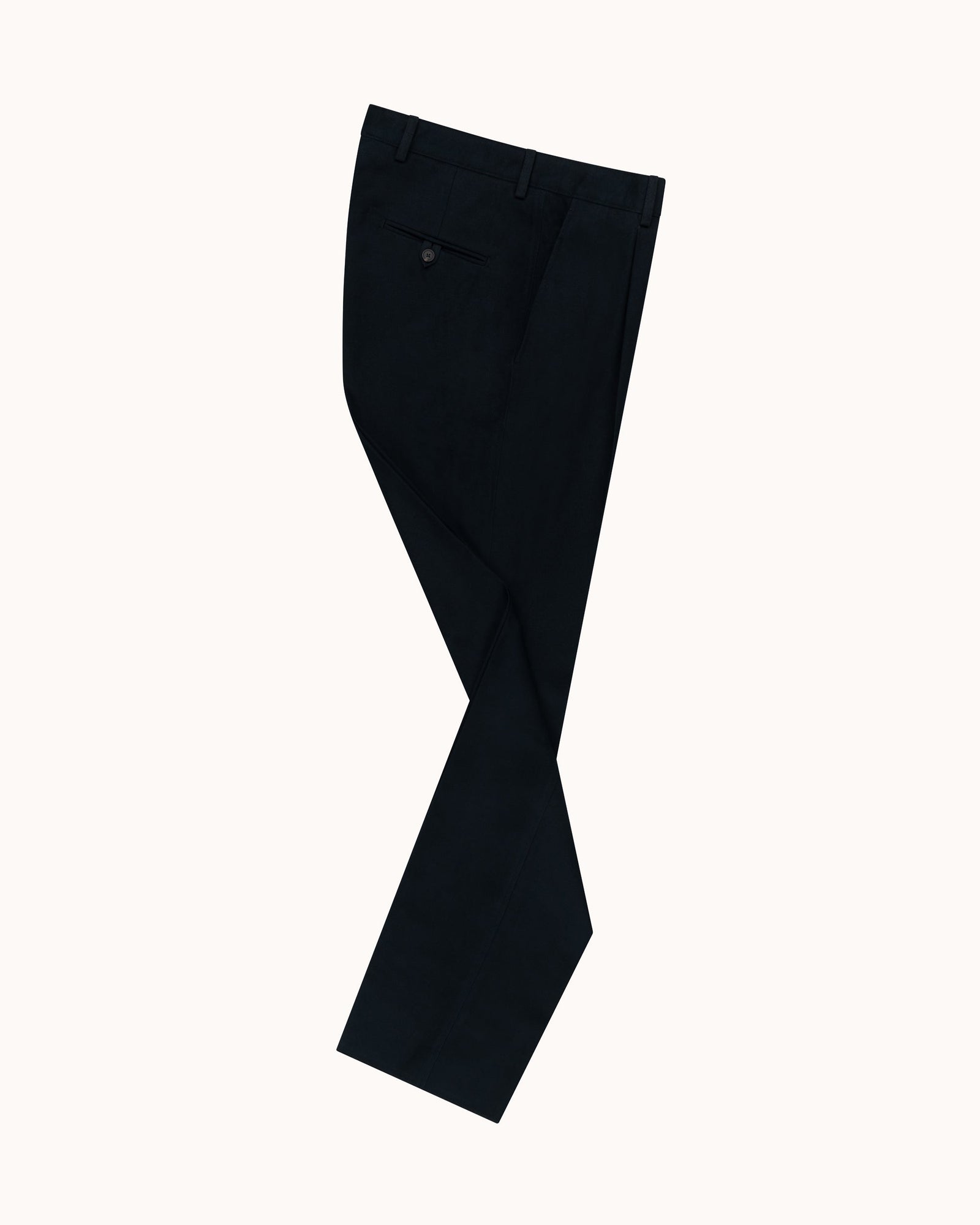 Relaxed Single Pleat Trouser Cotton Canvas