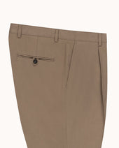 Relaxed Single Pleat Trouser Cotton Canvas
