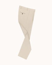 Relaxed Single Pleat Trouser Cotton Drill