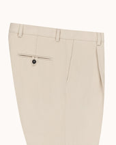 Relaxed Single Pleat Trouser Cotton Drill