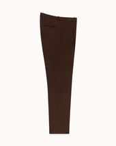 Relaxed Single Pleat Trouser Cotton Drill