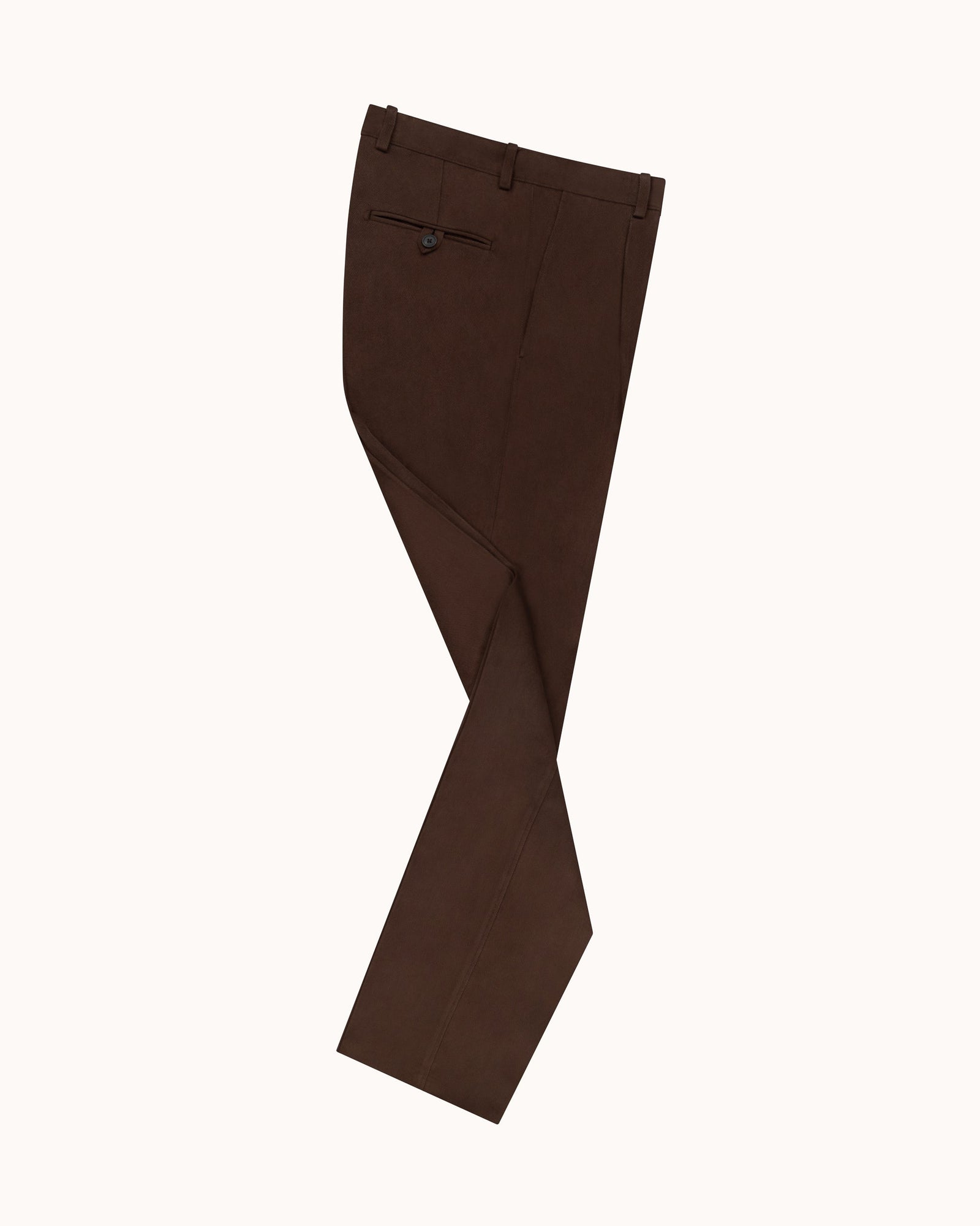 Relaxed Single Pleat Trouser Cotton Drill