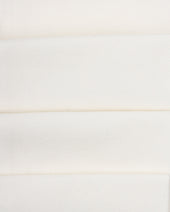 Relaxed Single Pleat Trouser Off Cotton Canvas