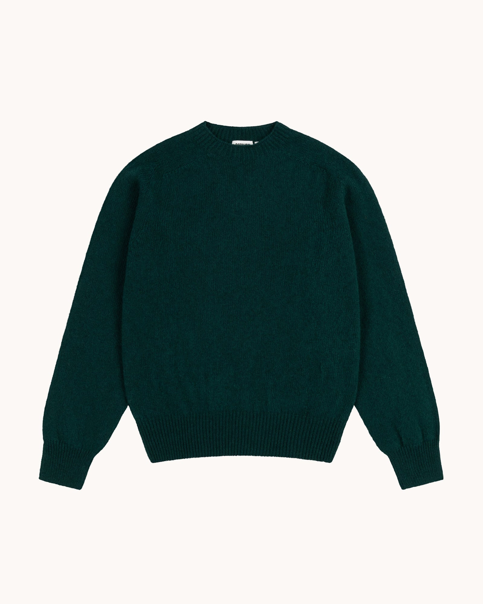 Shetland Wool Crew Neck Sweater