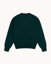 Shetland Wool Crew Neck Sweater