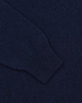 Shetland Wool Crew Neck Sweater