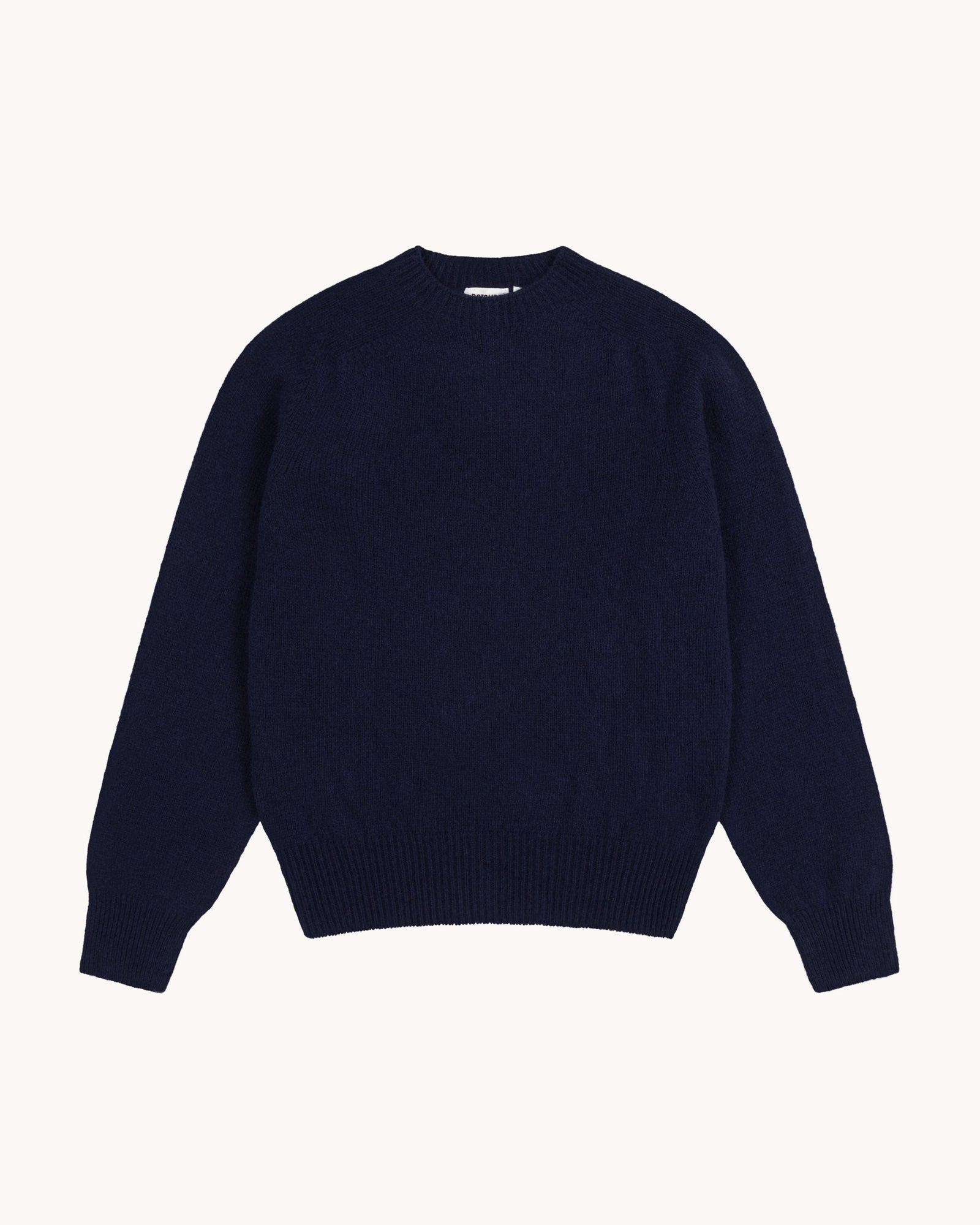 Shetland Wool Crew Neck Sweater