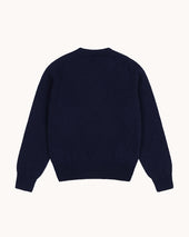 Shetland Wool Crew Neck Sweater