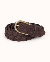 Woven Belt Suede