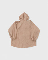 Natural Dyed Cotton Oxford Hooded Shirt Jacket Dry