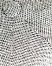 Natural Textured Linen Gatsby Cap