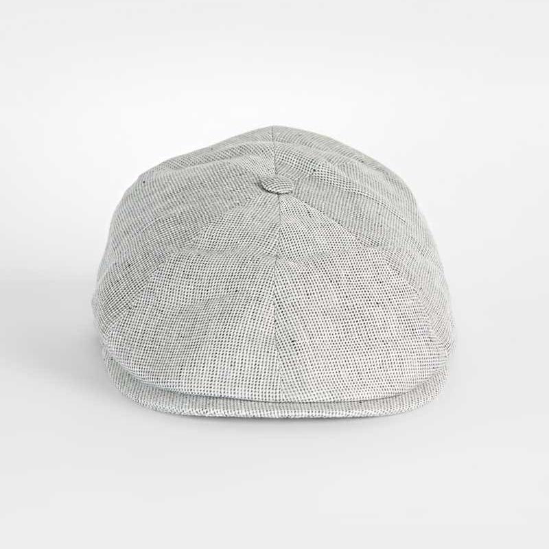 Natural Textured Linen Toni Cap