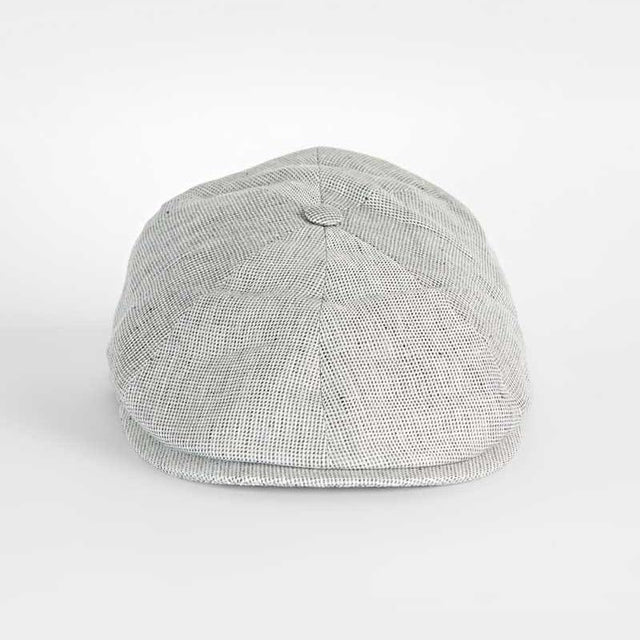 Natural Textured Linen Toni Cap