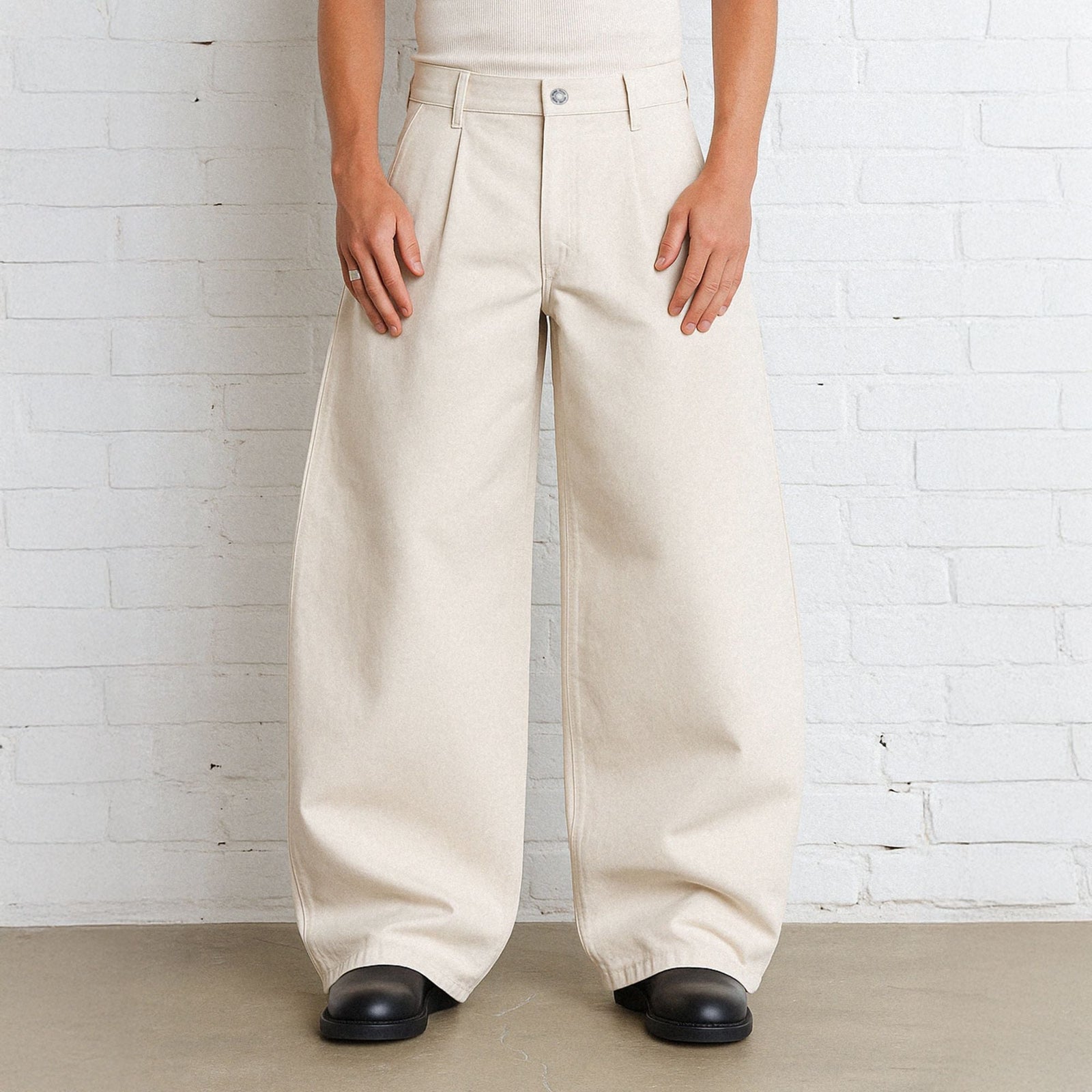 Shibuya Pleated Pants | Baggy, Wide-Leg