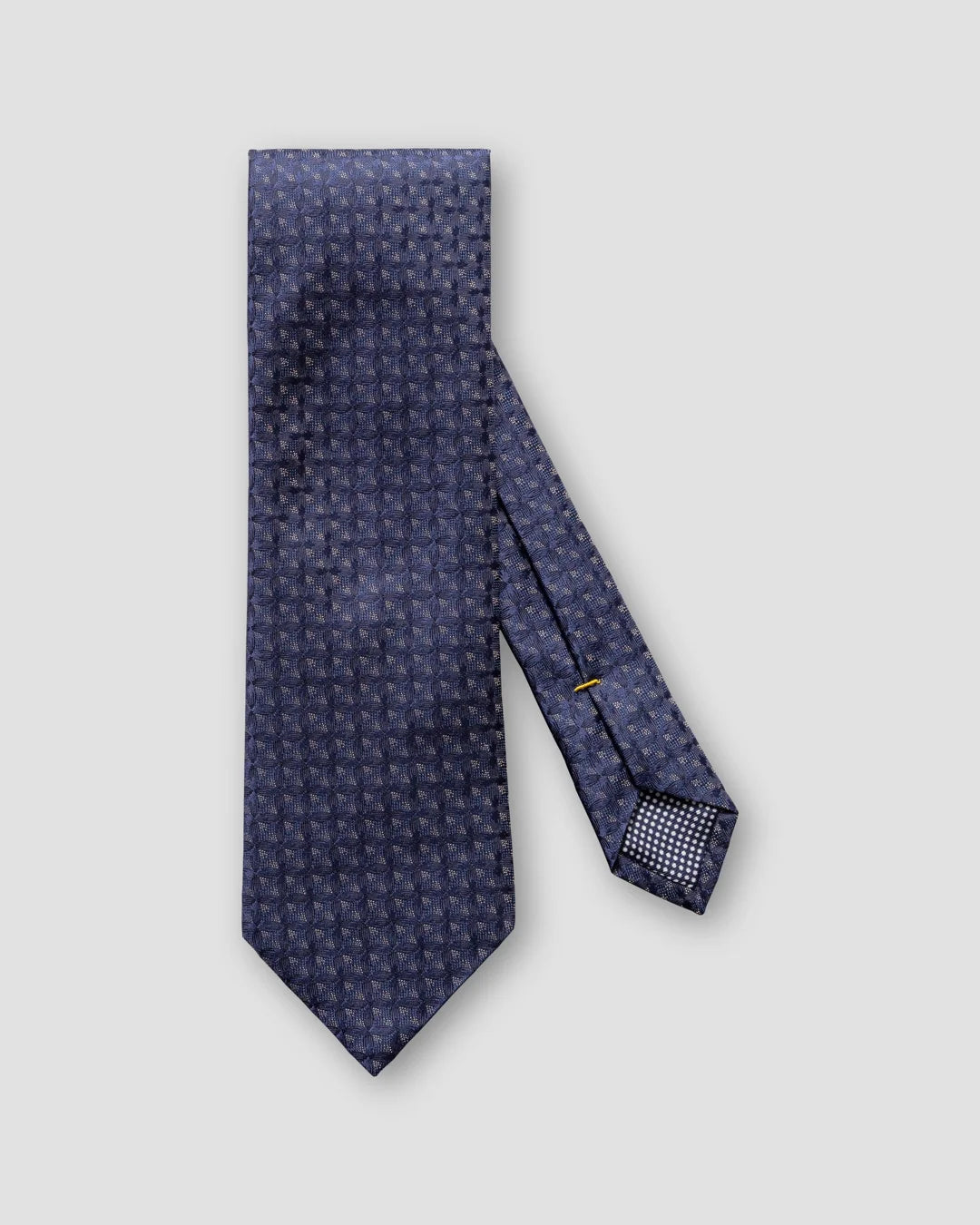 Blue Woven Checked Tie Eton