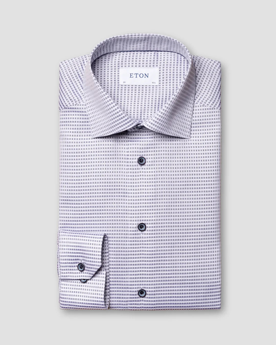 White Dobby Shirt Eton