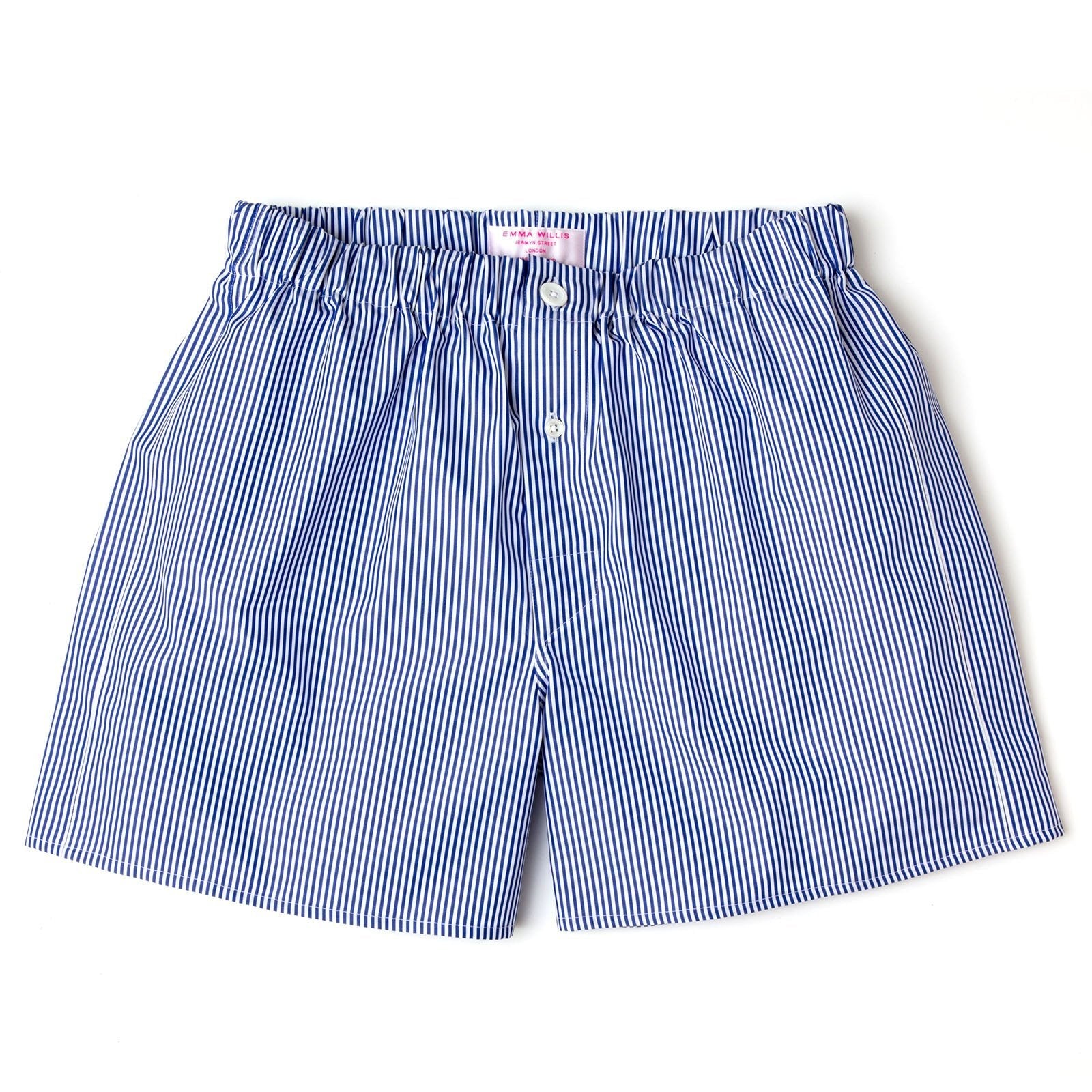 Bengal Stripe Cotton Boxer Shorts Slim Fit