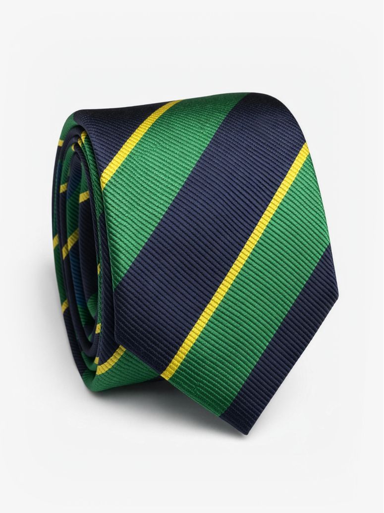 Blue And Green Club Tie