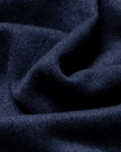 Navy Blue Three-Color Cashmere Scarf
