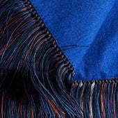 Blue Diamond Square Silk Cashmere Scarf