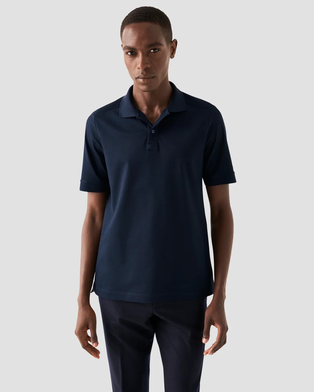 Filo Di Scozia Piqu Polo Shirt Short Sleeve Eton