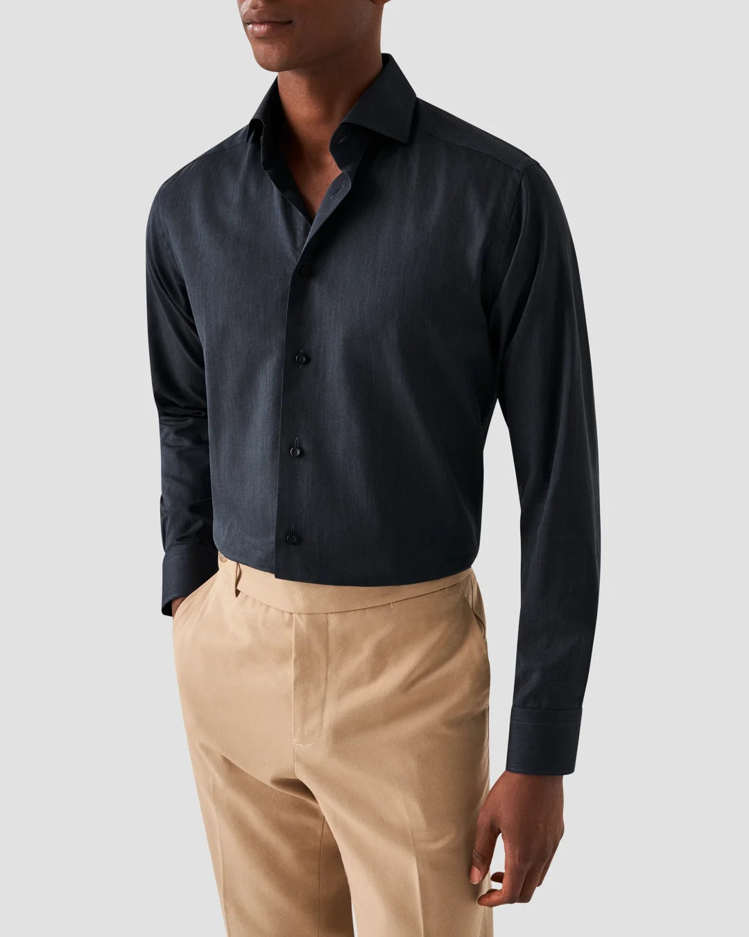 Wrinkle Free Flannel Shirt Eton