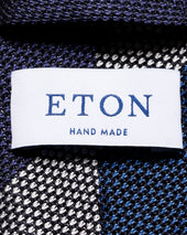 Navy Striped Handmade Grenadine Tie