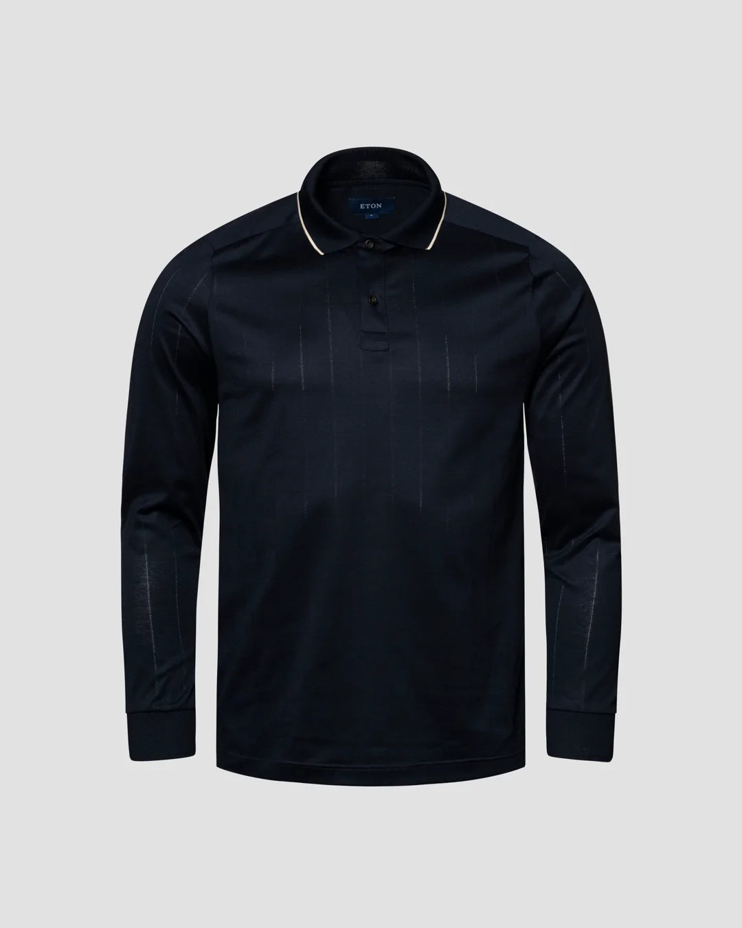 Striped Filo Di Scozia Jacquard Polo Shirt Eton