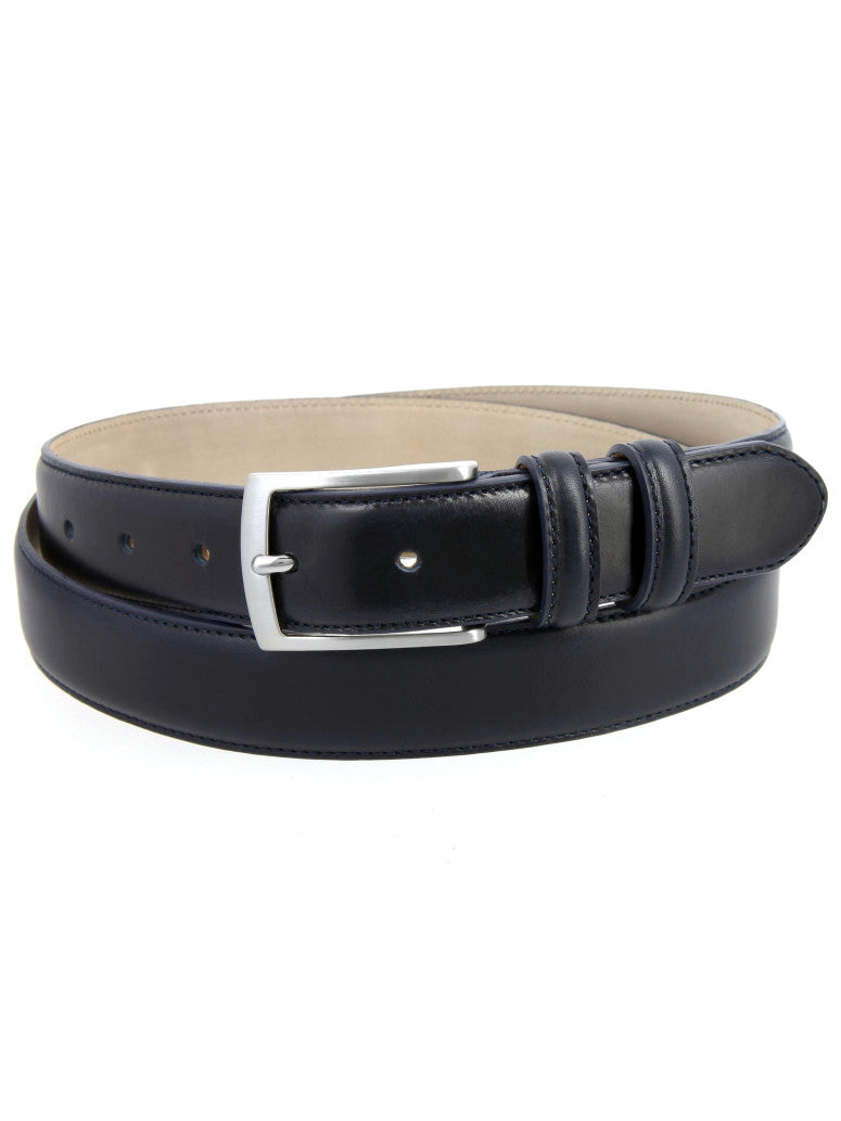 Blue Leather Belt Ugo