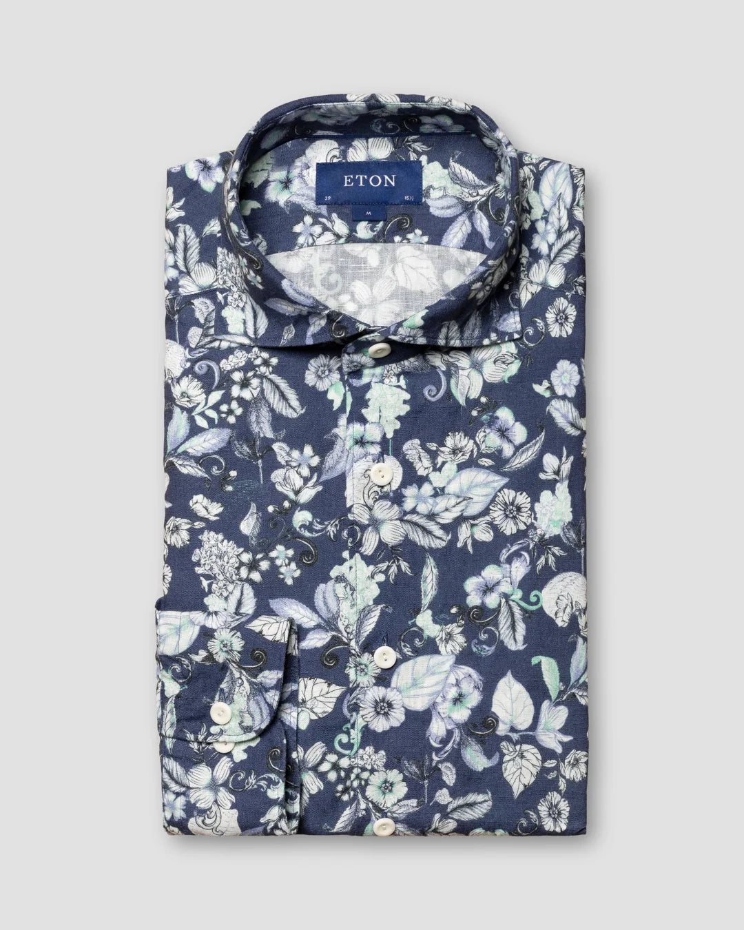 Floral Linen Shirt Eton