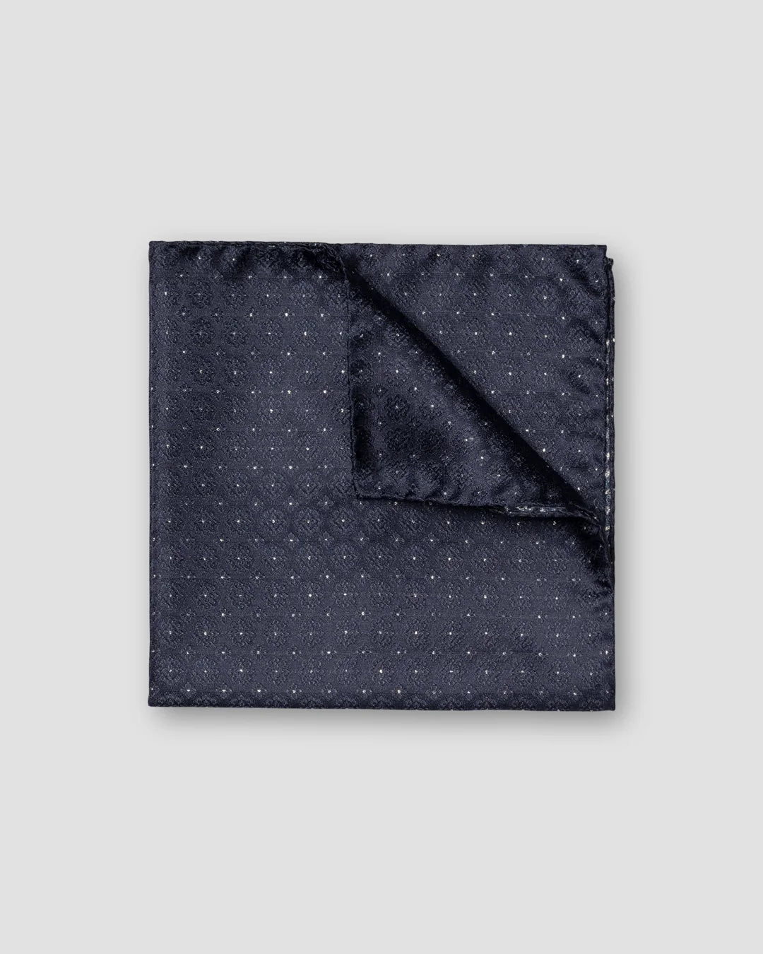Navy Evening Silk Pocket Square