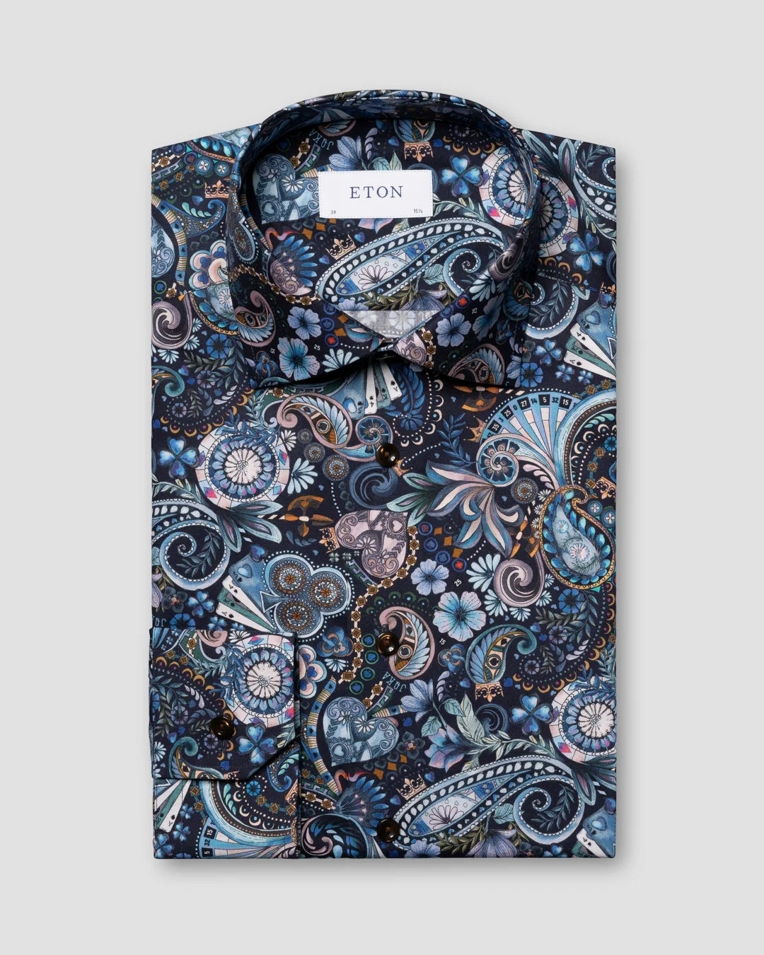 Motif Signature Twill Shirt Eton
