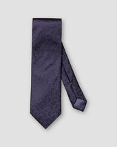Seidenkrawatte in Navy mit Mini-Paisley