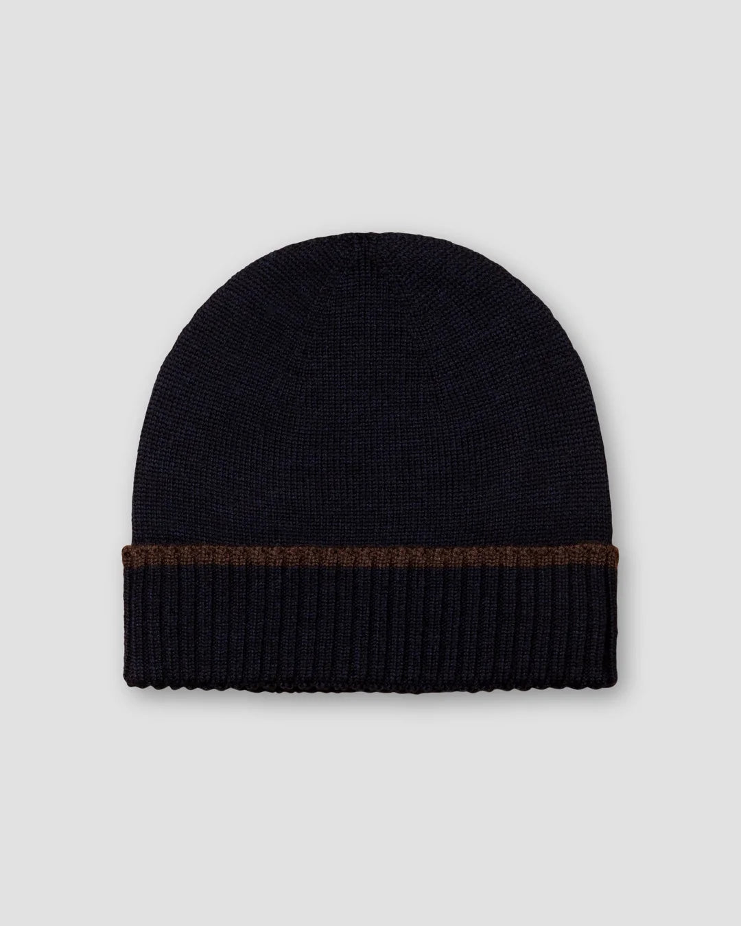 Navy Knitted Wool Beanie