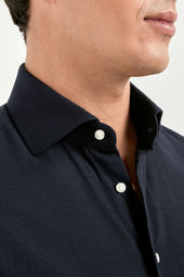 Brushed Cotton Shirt Made In Italy