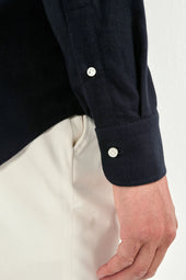 Brushed Cotton Shirt Made In Italy
