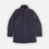 Navy Cashmere Loro Piana Connor Coat
