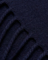 Dark Blue Cashmere Scarf