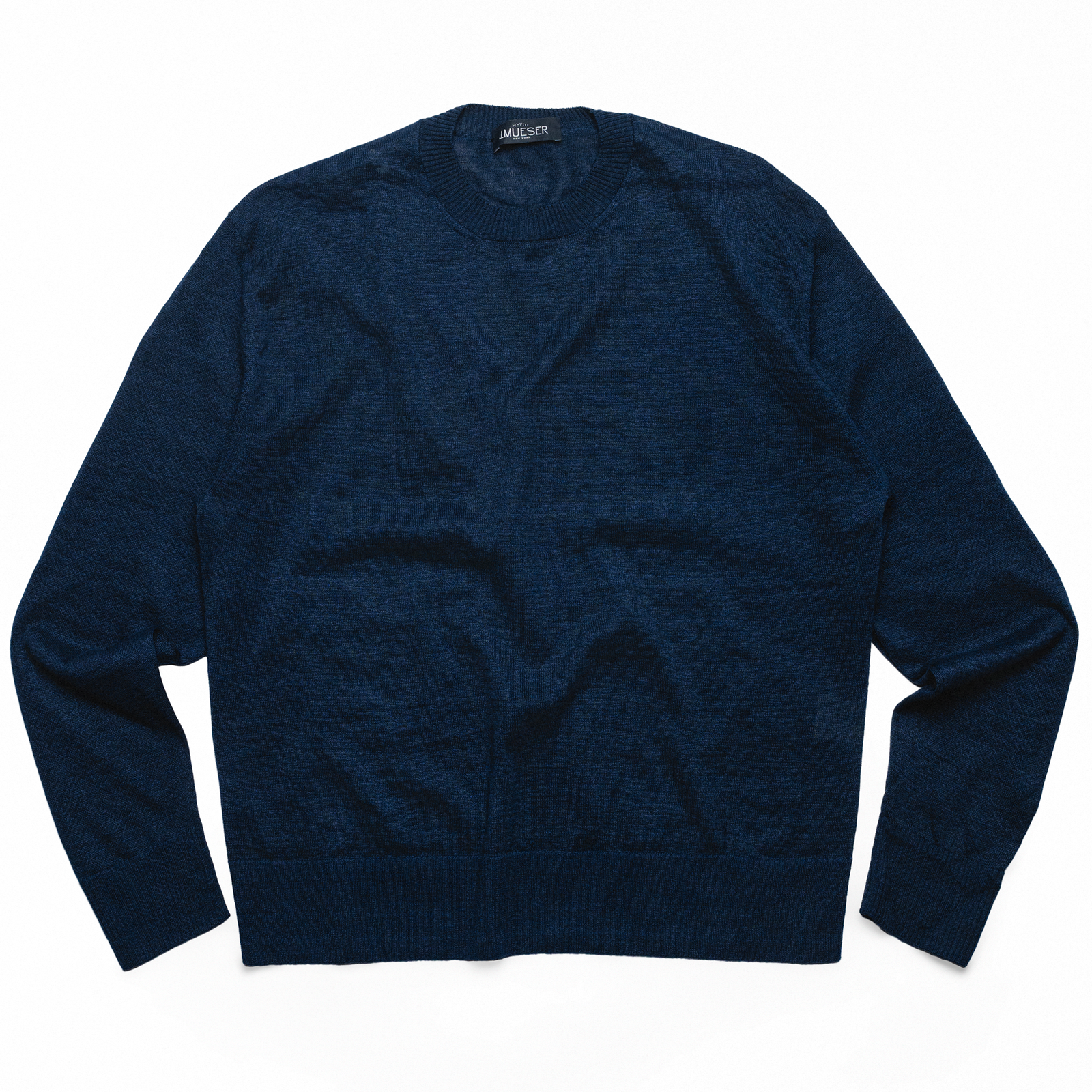 Marled Cotton Linen Crewneck