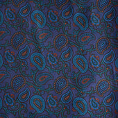 Green Paisley Silk Cashmere Scarf